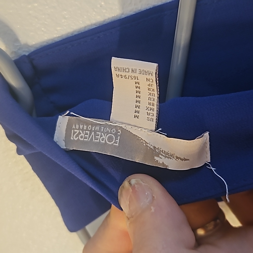 Used Blue Forever 21 Dress - Picture 3 of 4
